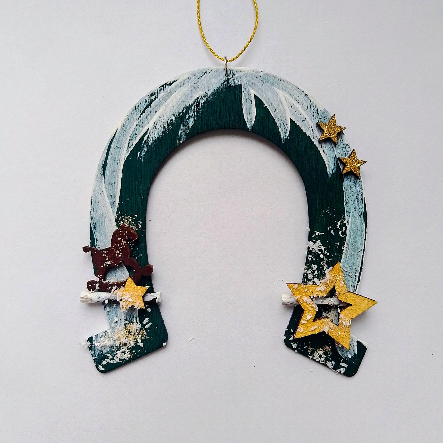 Hufeisen mit Weihnachtsmotiven