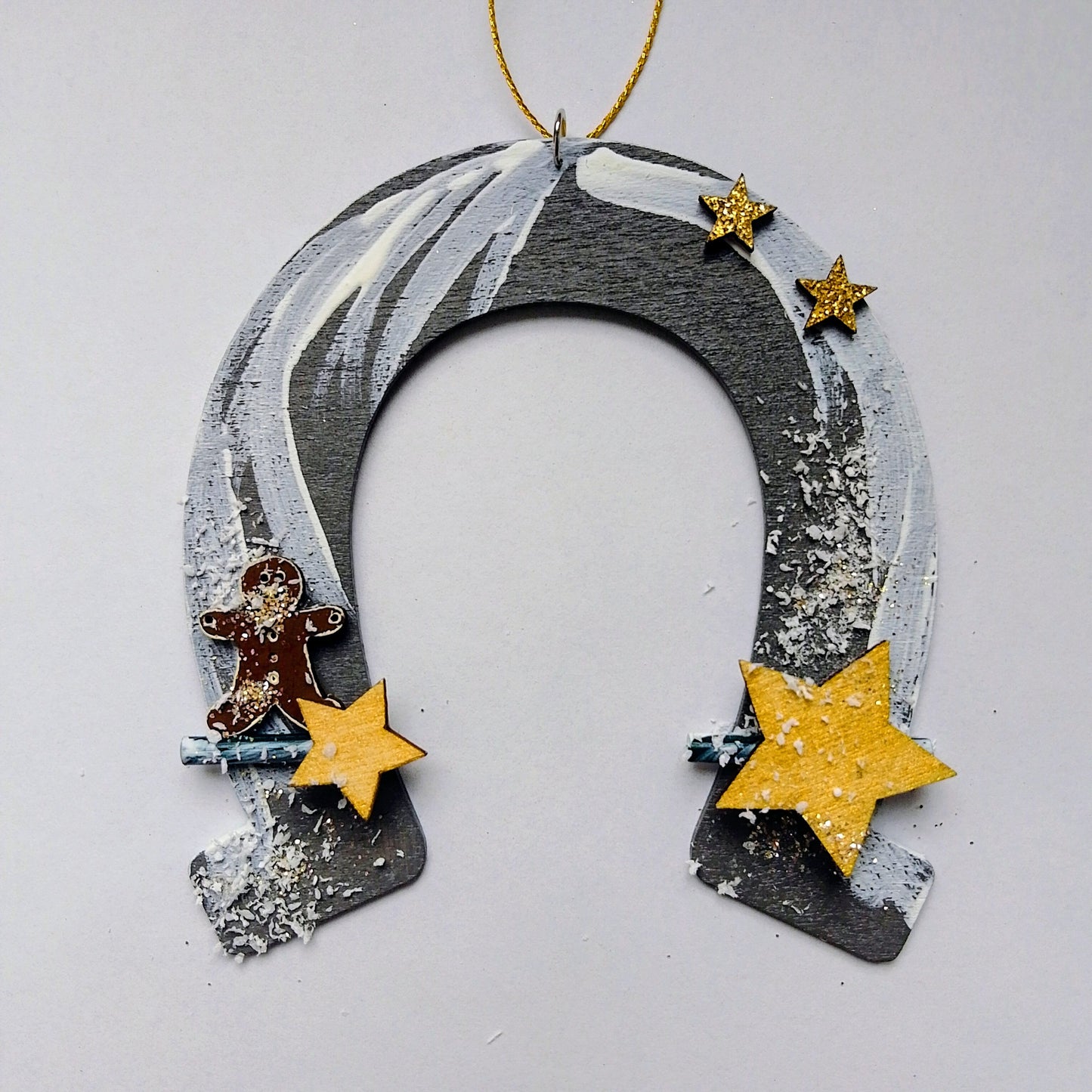 Hufeisen mit Weihnachtsmotiven