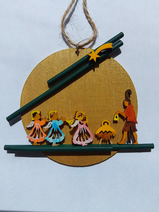 Christbaumanhänger ( Geburt im Wald )