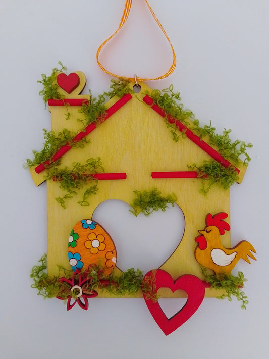 Osterhaus mit Hahn