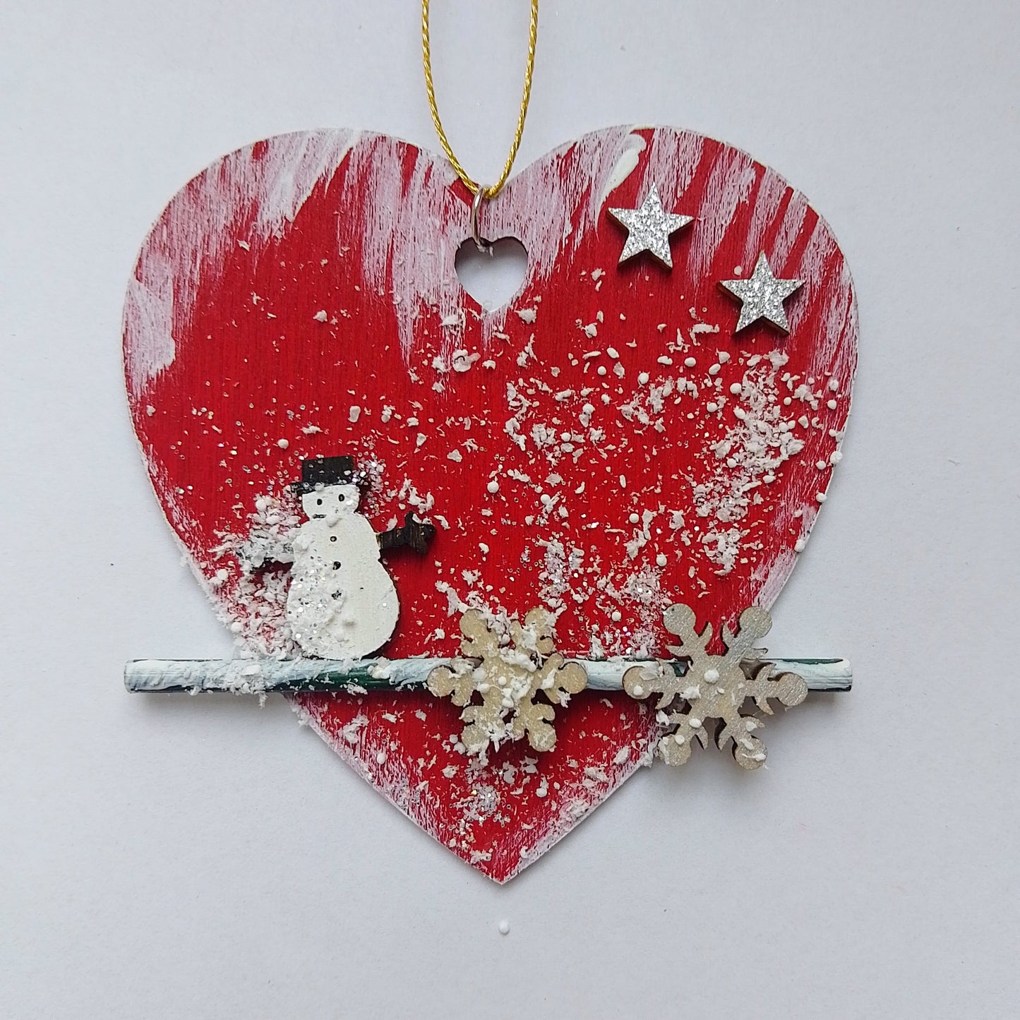 Rotes Weihnachtsherz