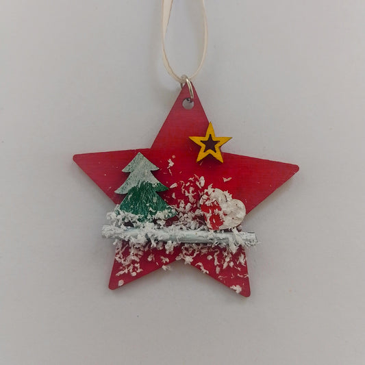 Mini -Sternchen im Weihnachtslook